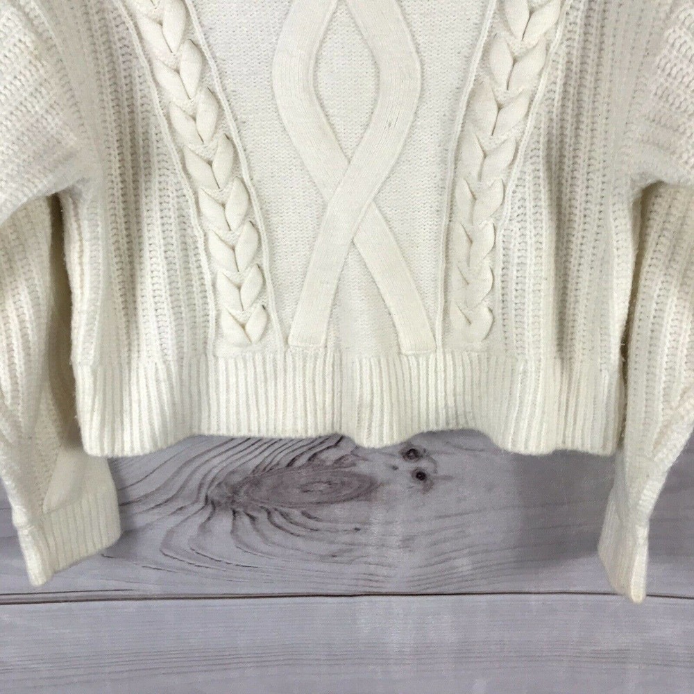 Elizabeth and James Turtleneck Sweater Cable - Picture 4 of 11